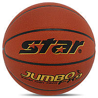 Мяч баскетбольный STAR JUMBO FX9 BB427 цвет оранжевый at