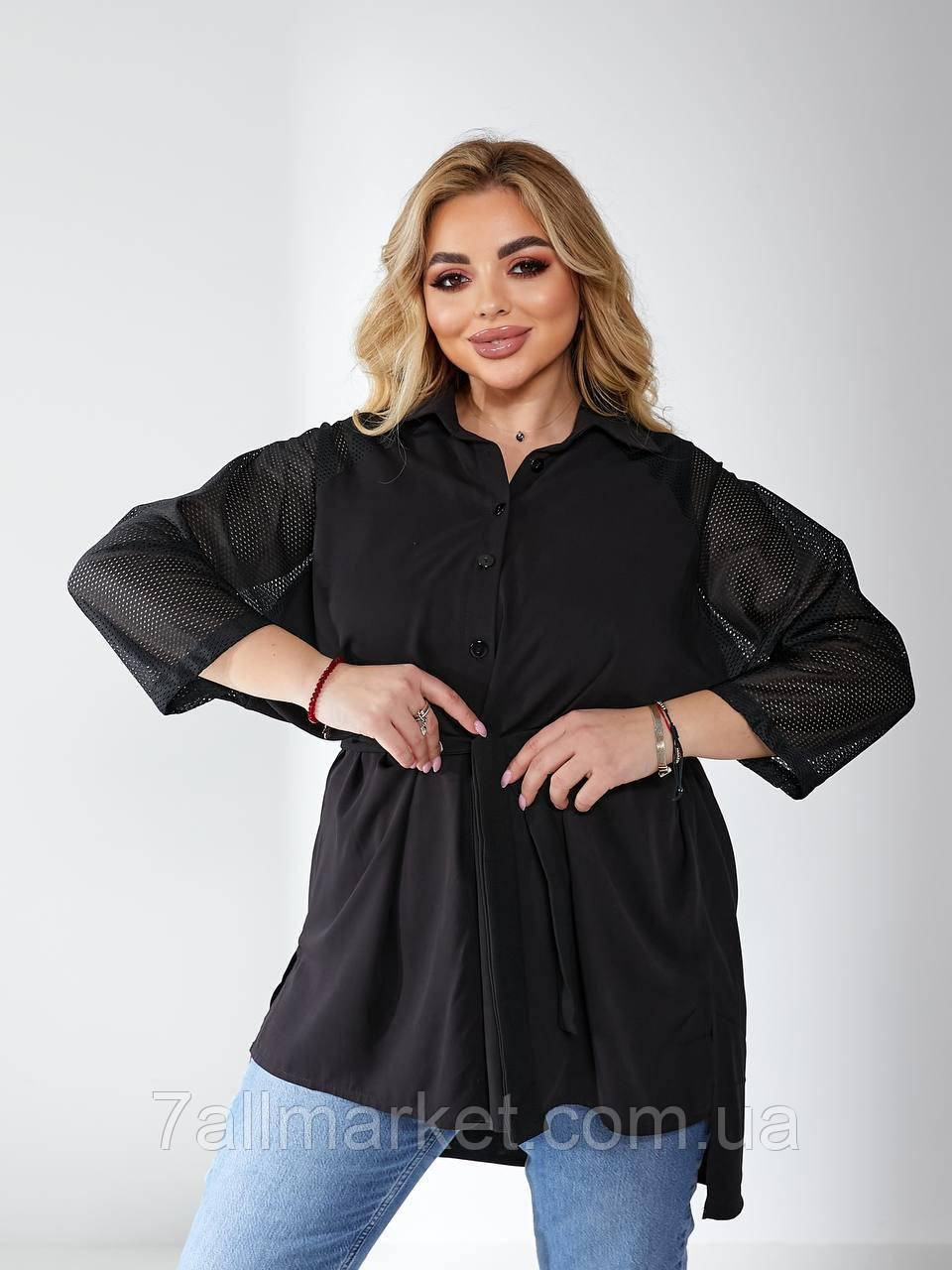 Блуза жіноча оверсайз "SALVADOR" купити недорого від прямого постачальника