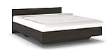Двухспальная кровать Арамис Мебель-Сервис 160х200 см венге с ламелями, фото 5