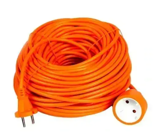 Подовжувач Lemanso LMK063 1 гніздо 10A 20 м без заземл.