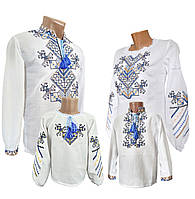 Сімейні вишиванки на домотканому полотні Дерево життя