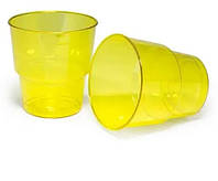 Стекловидный стакан желтый 200 мл, 25 шт