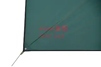 Тент без стійок Tramp UTRT-100 (Green), 300x300 см | Універсальний навіс для відпочинку, надійний захист від сонця і дощу, фото 6