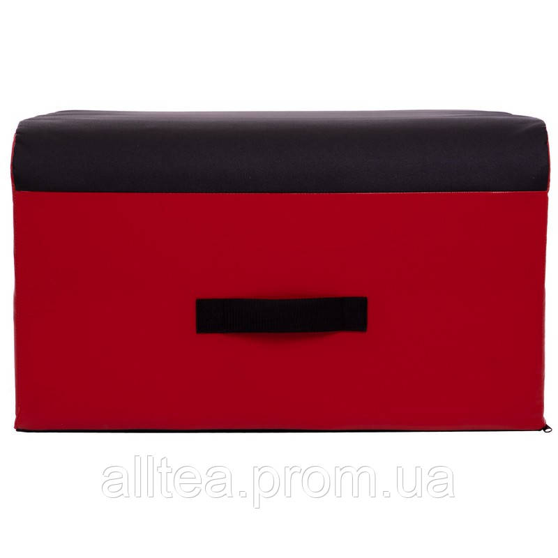 Бокс плиометрический мягкий трапеция Zelart Plyo box FI-3632 1шт 76-76-36/46 см красный-черный at - фото 4 - id-p2181786971