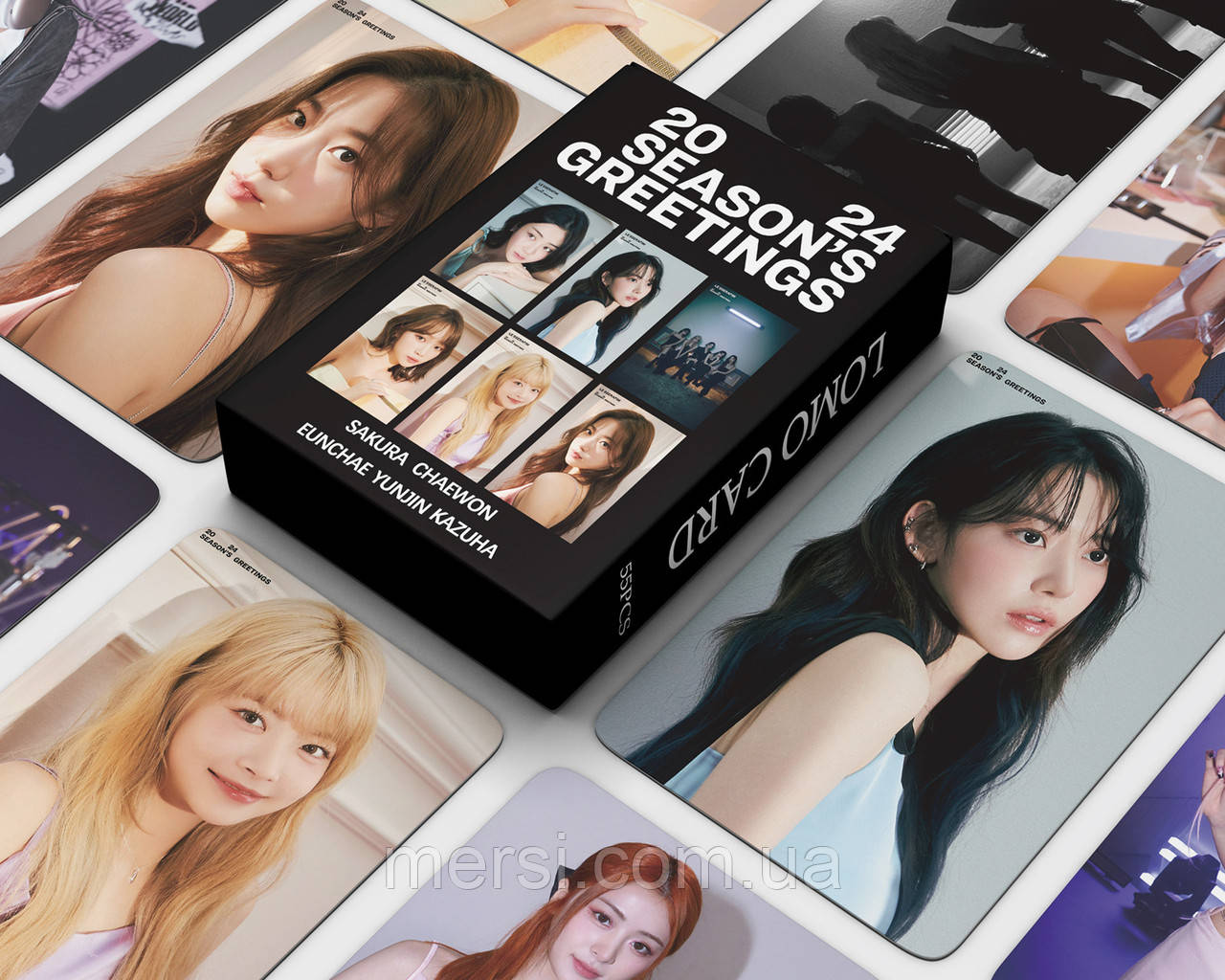 Фотокартки Le Sserafim K-POP кпоп картки ле серафім  - 2024 season`s -  55 од, фото 1