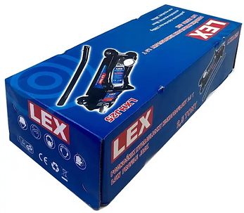 Гідравлічний підкатний домкрат LEX 2,5 т, підйом: 80-360 мм, фото 4