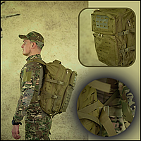 Военный штурмовой тактический рюкзак кордура 40 литров для армии зсу, военные рюкзаки для военных