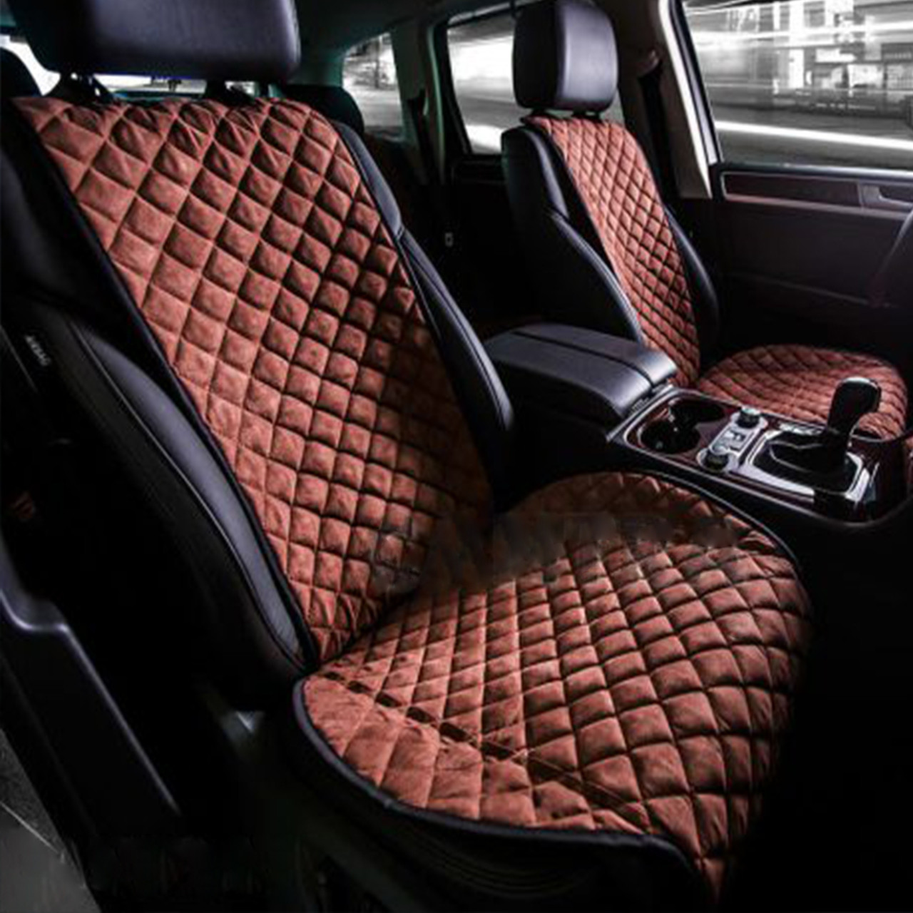 Накидки чохли на сидіння Toyota Sequoia (Тойота Секвойя) з алькантари замшеві