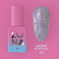 Luna Light Acrygel № 40 - жидкий акрил-гель, 13 мл