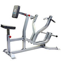 Тренажер тяга к груди с упором Zelart AX1026 Seated Row Machine серый at