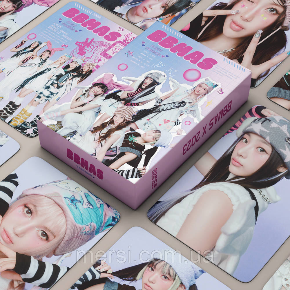 Картки к-поп newjeans K-POP lomo card картки нью джінс - bbmas - 55 шт