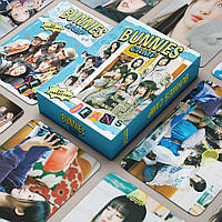Картки к-поп newjeans   K-POP lomo card картки нью джінс - bunnies camp - 55 шт