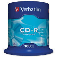 Диски Verbatim CD-R 700Mb 100pcs 43411