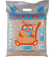Наполнитель для кошачьего туалета Lucky Pet стандарт Древесный впитывающий 6 кг (482022421005 PZ, код: 7998223