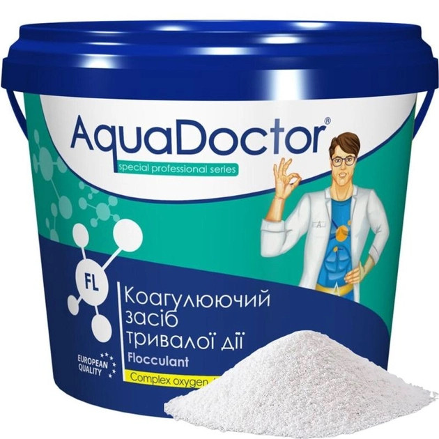 Засіб для освітлення води (флок) Aquadoctor (1 кг), фото 1