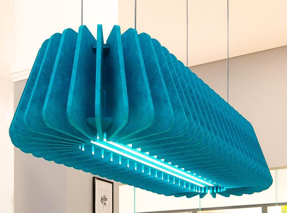 Стельові звукопоглинальні панелі з освітленням, фото 1