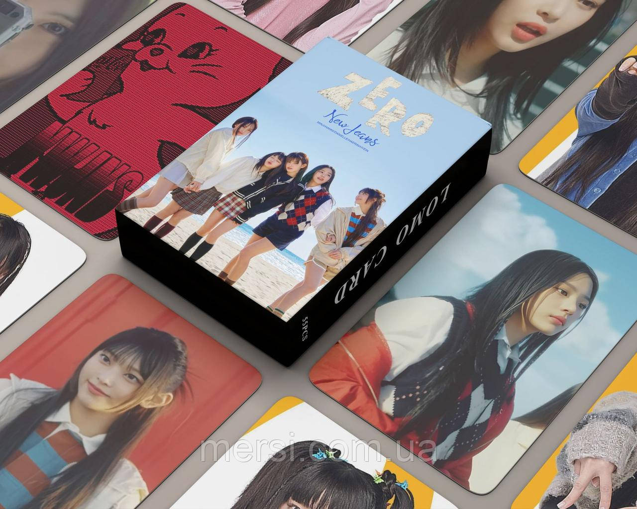 Картки к-поп newjeans K-POP lomo card картки нью джінс - Zero - 55 шт