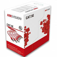 Кабель HikVision UTP 305м cat.5e, CU, 4*2*0,5мм (DS-1LN5E-S)