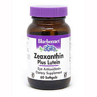 Натуральная добавка Bluebonnet Zeaxanthin plus Lutein, 60 капсул CN5202 PS