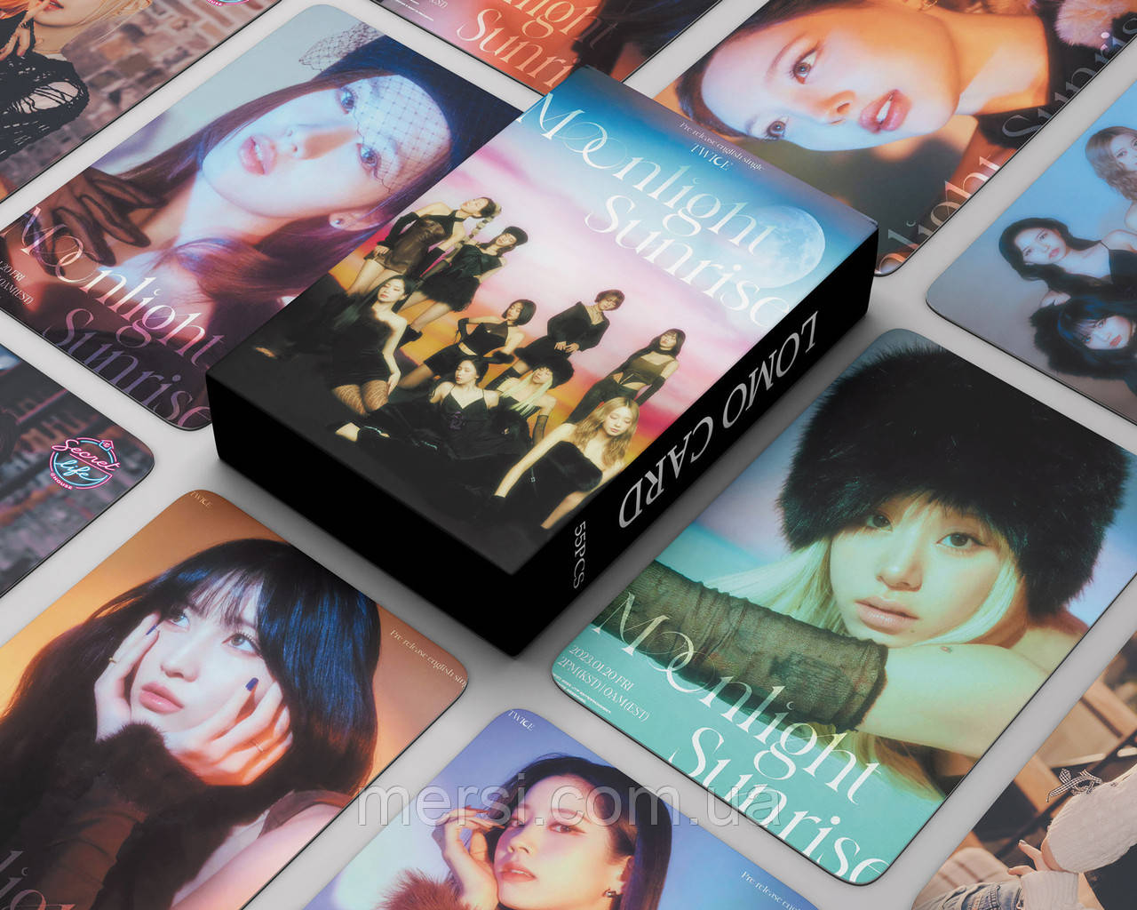 Фотокартки K-POP lomo card картки Twice - moonlight sunrise - 55 шт