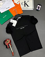 Cтринги + топ + шорты Набор женский Calvin Klein тройка 3 в 1 Красный / женские стринги / томми хилфигер L