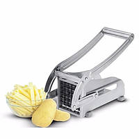 Ручная картофелерезка металлическая машинка Potato Chipper для нарезки картофеля фри