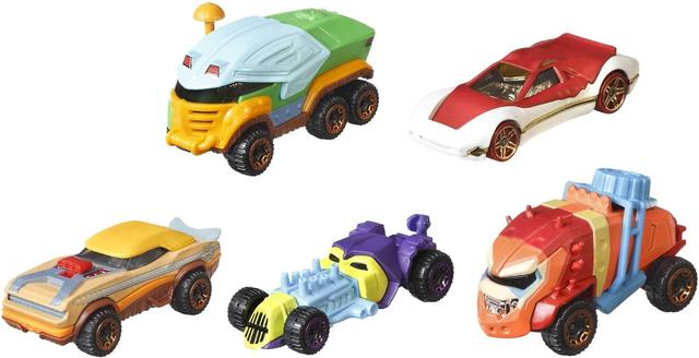 Набір колекційних машинок Hot Wheels Masters of The Universe Character Cars 5 шт GRM88 1:64