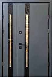 Вхідні двері STRAJ LUX Slim S 1220 мм вуличні (Страж серія Пруф)