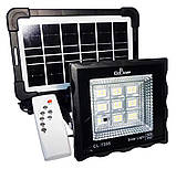 Прожектор акумуляторний CcLamp CL-7355 із сонячною панеллю 9120, фото 2