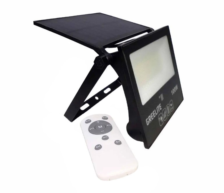 Ліхтар вуличний на стовп JX-010 100 W 9022, із сонячною панеллю, фото 1