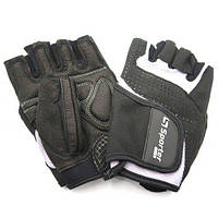 Перчатки для фитнеса Sporter MFG-161.4B, Black/Grey M DS