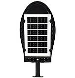 Ліхтар вуличний на стовп W7102B-3 9015 із сонячною панеллю, фото 2