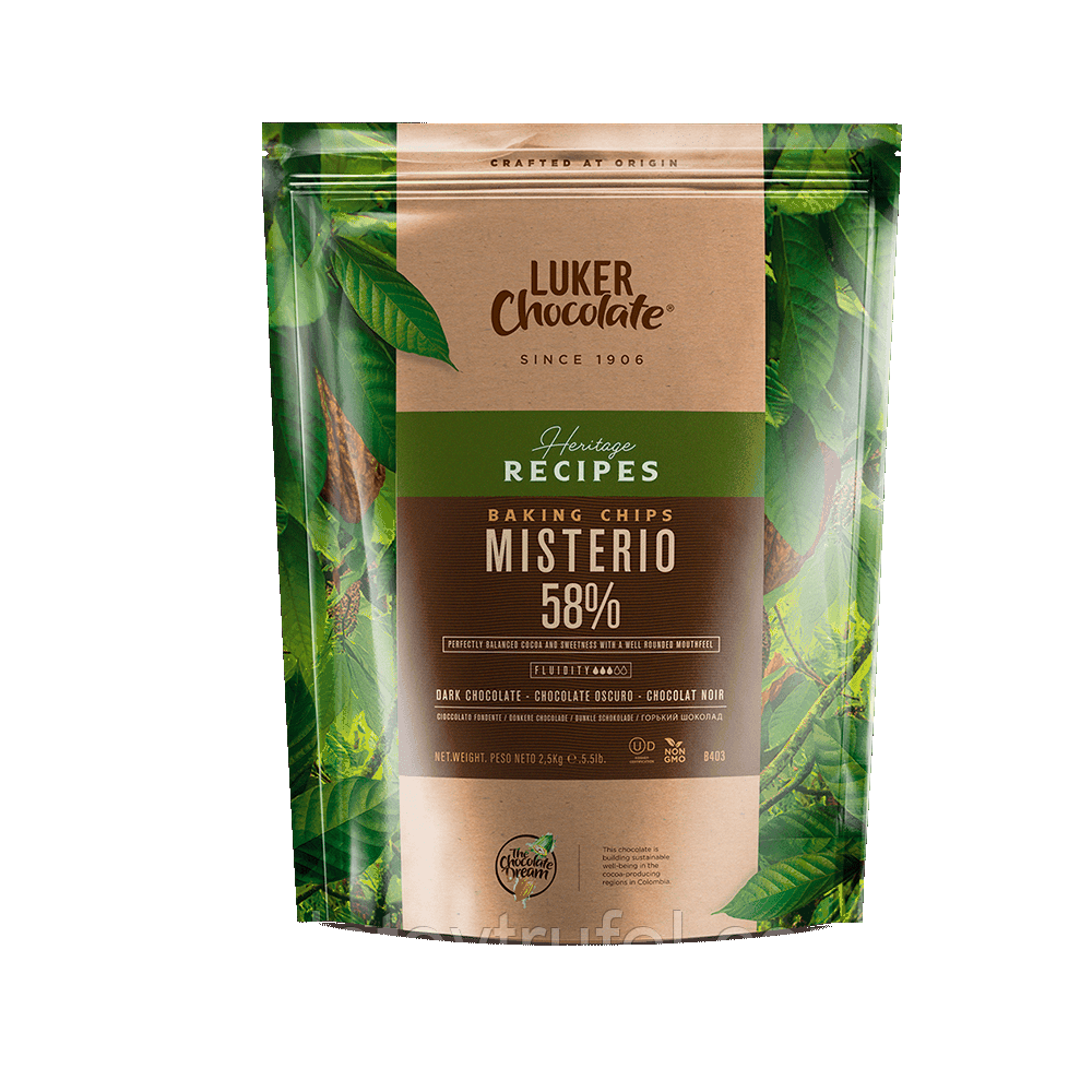 Шоколад чорний MISTERIO 58 %, Luker Chocolate