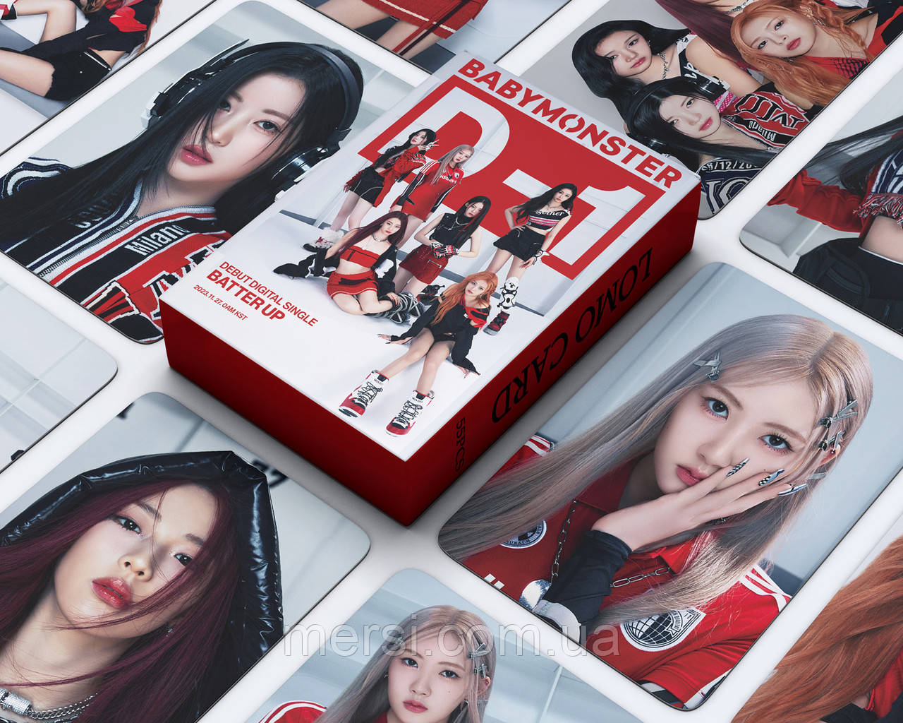 Фотокартки Babymonster K-POP lomo card кпоп картки бебімонстр - batter up 1 - 55 шт