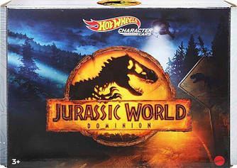 Набір колекційних машинок Hot Wheels Jurassic World Dominion Character Cars 5 шт GYJ92 1:64