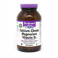 Витамины и минералы Bluebonnet Calcium Citrate Magnesium Vitamin D3, 180 каплет CN3957 VH