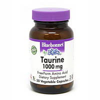 Аминокислота Bluebonnet Taurine 1000 mg, 50 вегакапсул