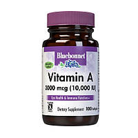 Витамины и минералы Bluebonnet Vitamin A 10000 IU, 100 капсул CN5188 VH