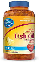 Омега 3 Welby Fish Oil 1200 mg 100 капсул рыбий жир жирные кислоты