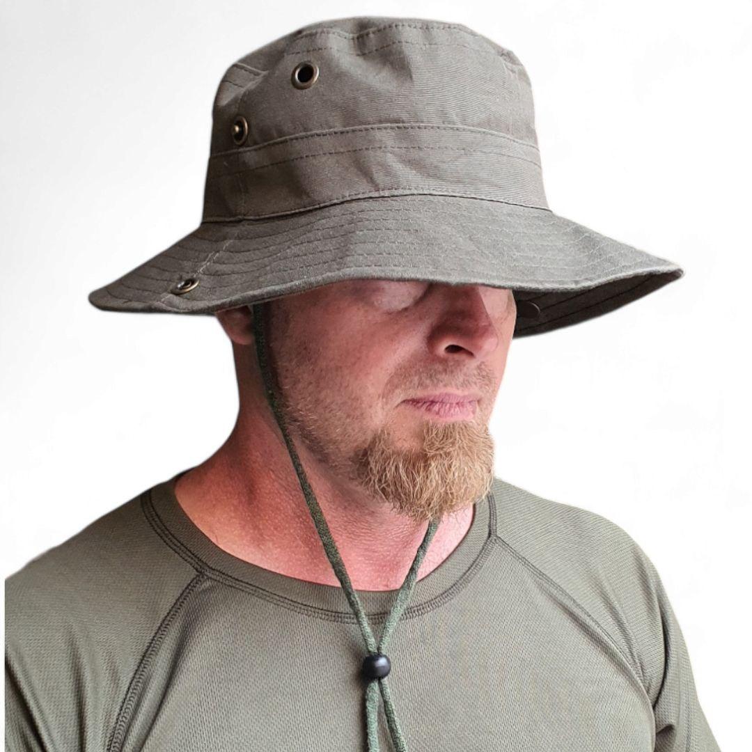 Літні військові панами зі шнурком на фіксаторі в оливковому кольорі, фото 1