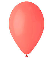 Воздушные шары (30 см) 10 шт, Италия, цвет - коралловый (пастель)