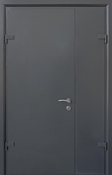 Вхідні двері STRAJ TECHNO-DOOR Графіт 1200, вуличні (Страж серія ТЕХНО)