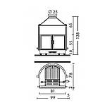 Камінна топка з водяним контуром Idro 100 Edilkamin, фото 2