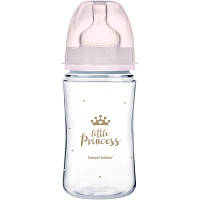 Пляшка для годування Canpol babies Royal Baby із широким отвором 240 мл Рожева (35/234_pin)