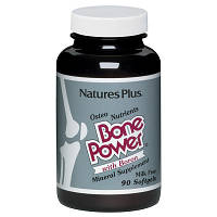 Минералы Natures Plus Кальций с Бором для Крепких Костей, Bone Power, 90 желатино (NTP3341)