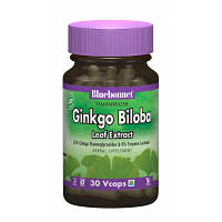 Травы Bluebonnet Nutrition Экстракт Листьев Гинкго Билобы, Ginkgo Biloba Leaf Extract, (BLB1360) - Топ Продаж!