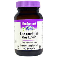 Антиоксидант Bluebonnet Nutrition Зеаксантин плюс лютеин, 60 мягких желатиновых капсул (BLB-00859)