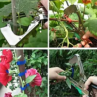 Тапенер степлер для підв'язування рослин гілок дерев винограду Tapetool,садовий інструмент підв'язувальний