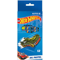 Пастель Kite масляная, 12 цветов Hot Wheels (HW24-071)