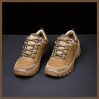 Тактические кроссовки натуральная кожа Военные армейские тактические кроссовки Койот